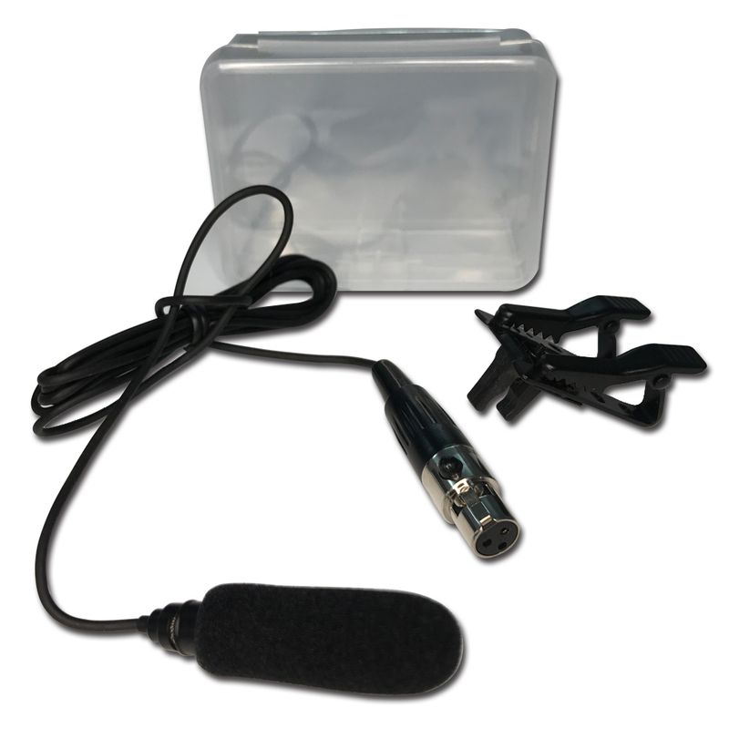 Long range Sound-absorbing Professional 3Pin Lavalier Lapel Condenser Microphone for AKG Wireless Transmitter 3 Pin XLR_voghion.com