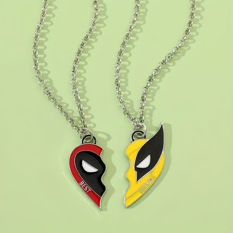 Unisex Jewelry Fashion best friend combined heart keychain_voghion.com