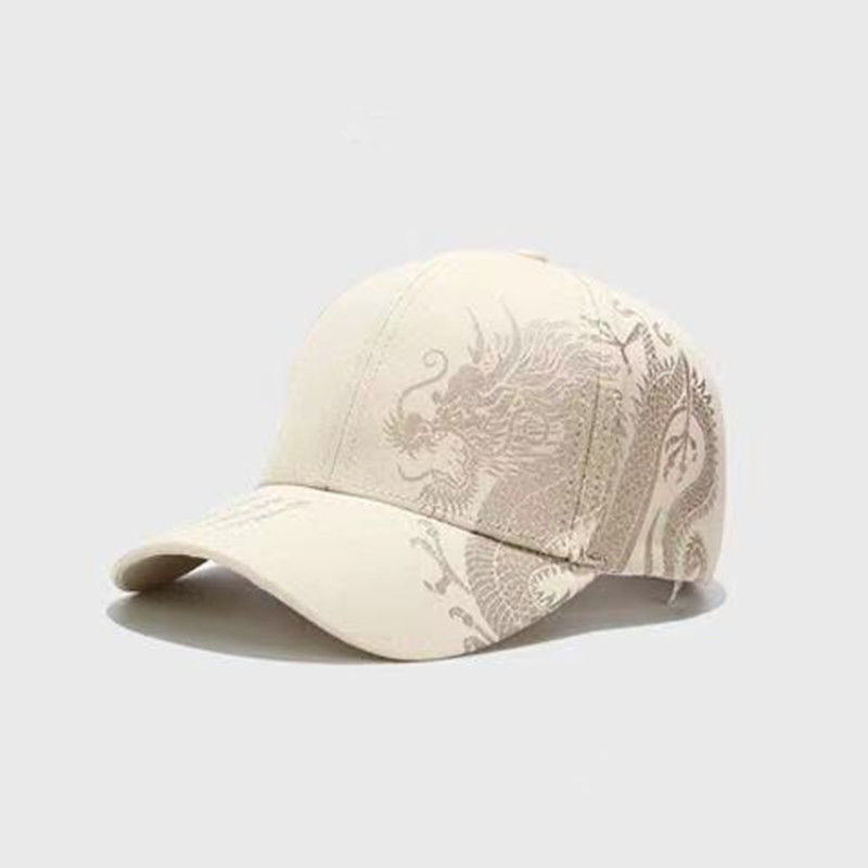 Hattmann Chinoiserie Dragon Mønstermaler Kunstner Hiphop Hiphop Skateboard Kule menn og kvinner Hiphop Baseballhatt_voghion.com