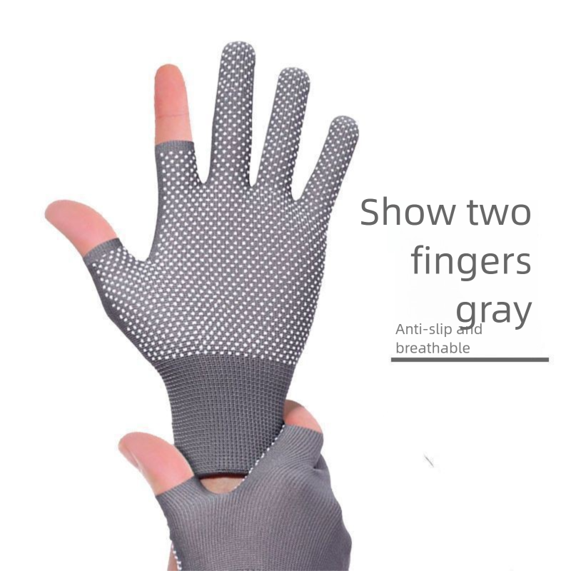 Guanti a due dita resistenti all'usura all'ingrosso autunno inverno caldi antiscivolo sport all'aria aperta pesca traspiranti per M e_voghion.com