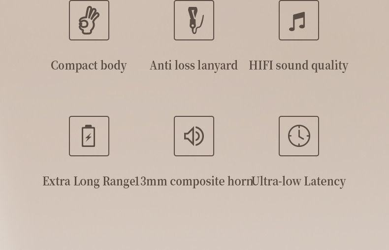 S195 Wireless Space Capsule Transparent Long-lasting Bluetooth 5.3 In-ear Headset_voghion.com