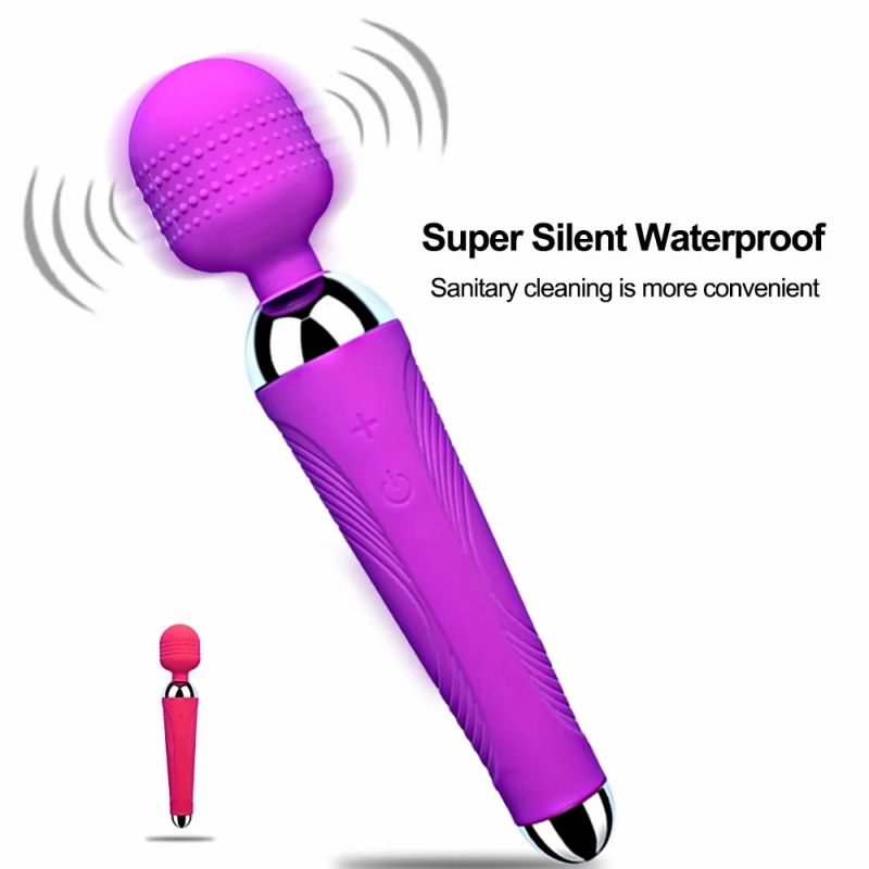 Vibrador AV potente de 20 velocidades, varinha mágica, brinquedos sexuais para clitóris_voghion.com