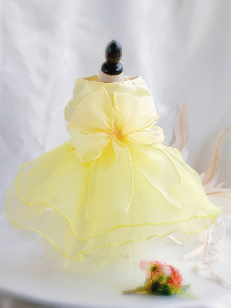 Supplies Small Dog Wedding Dress Pet Clothes_voghion.com
