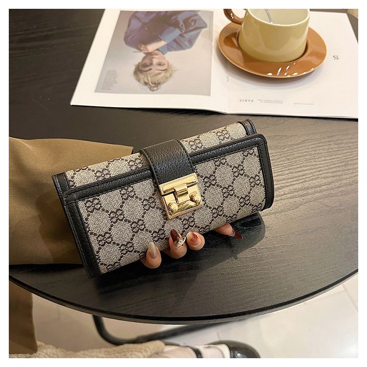 Portafoglio lungo classico corto da donna 2025, porta carte multi-slot, versatile pochette_voghion.com