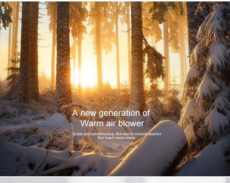 Small Electric Office Desktop Mini Fan Heater Portable Home Heating Foot Warmer_voghion.com