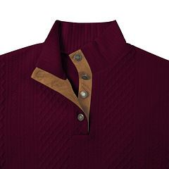 "Maglione da uomo in jacquard 3D – Collo alto con mezza zip (leggero, design strutturato)"_voghion.com