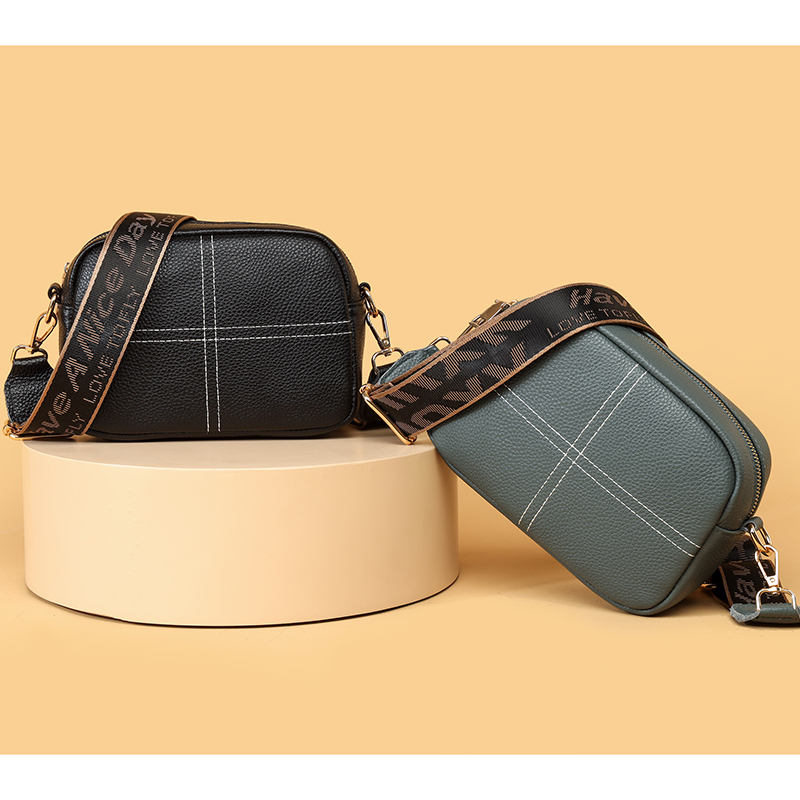 Sac à main en cuir véritable pour femmes, classique, mode, sac à bandoulière à larges bretelles, tendance Simple, fourre-tout en cuir de vache, 2023_voghion.com