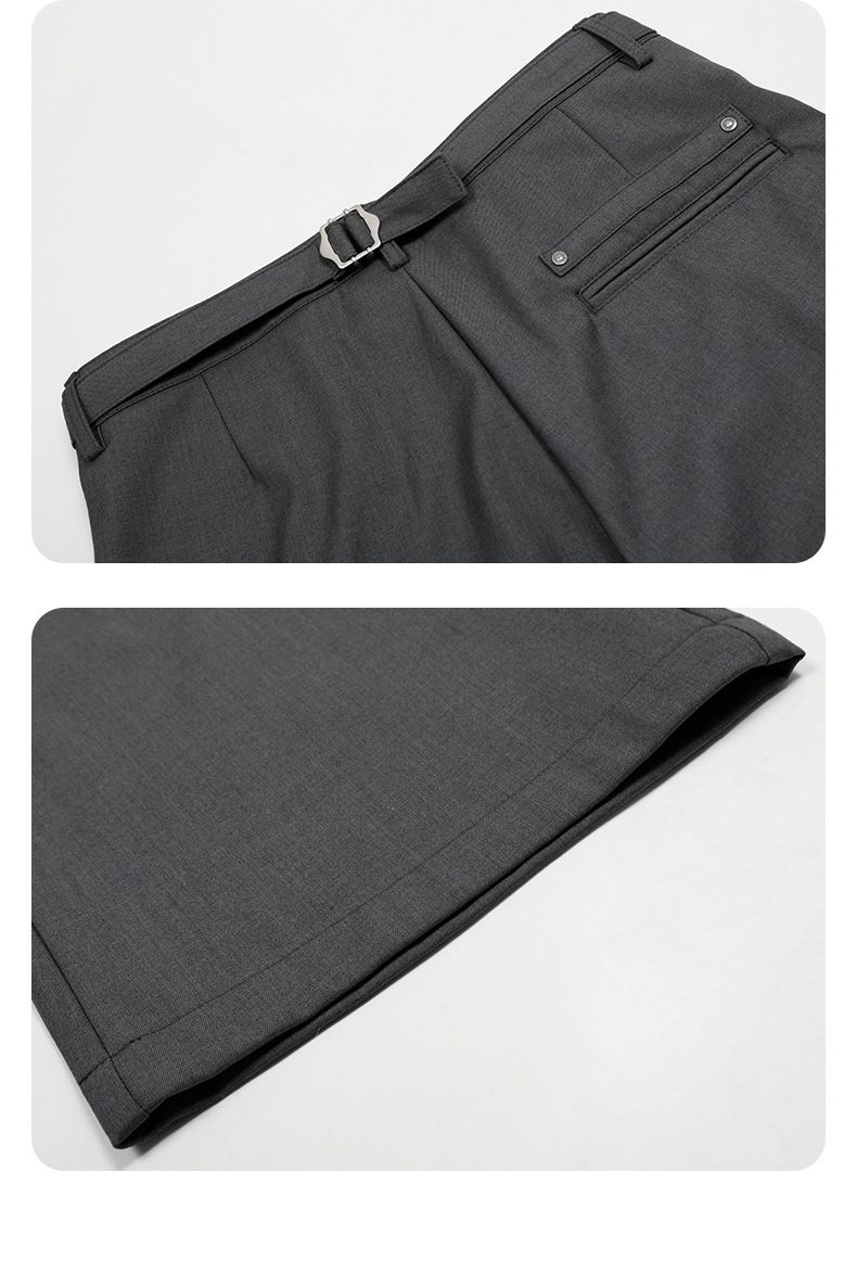 Classic Straight Leg Dress Pants For Men & Women - Vintage Inspired Relaxed Fit Wide Leg Trousers With Flowy Silhouette & Wrinkle-Free Fabric_voghion.com