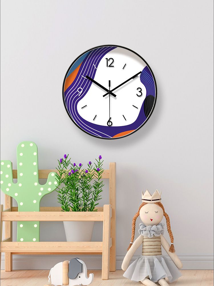 Yipula 7044 Wall Silent Living Room Home New Art Creative Personality Light Luxury Clock_voghion.com