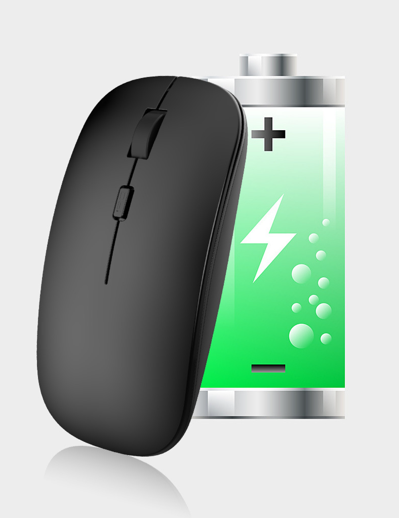 2,4-GHz-Funkmaus mit Bluetooth, USB-Ladefunktion, leise, verstellbar – geeignet für den Bürogebrauch_voghion.com