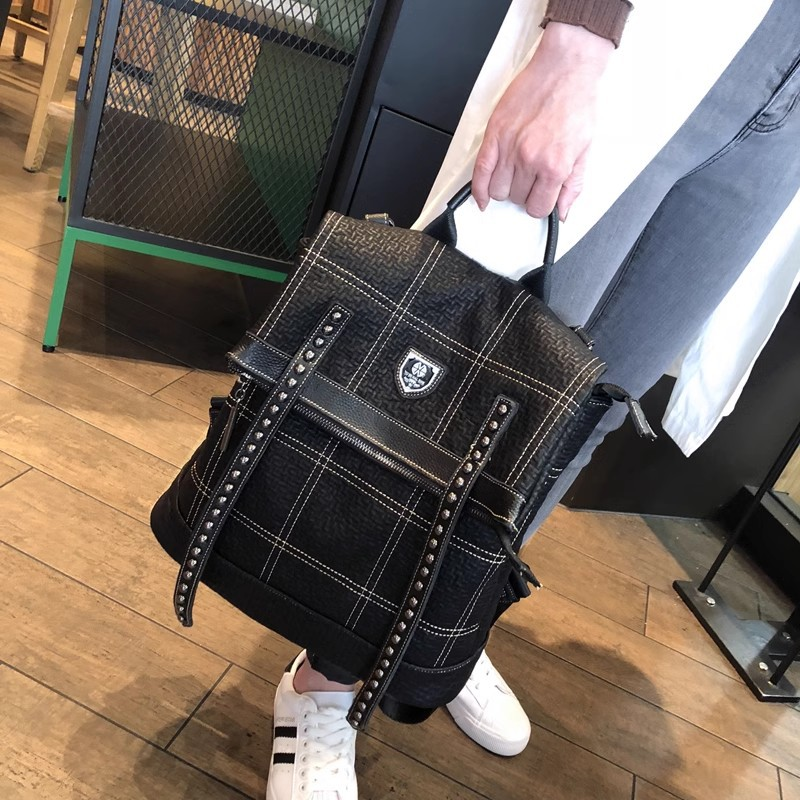 2025 Neuer modischer Damenrucksack aus weichem Leder, modischer Rucksack mit doppeltem Verwendungszweck, Freizeittasche mit großer Kapazität_voghion.com