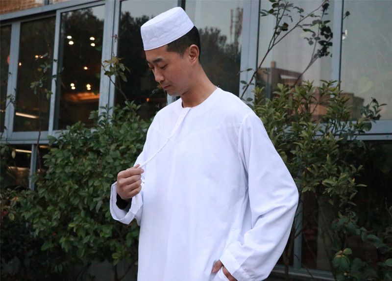 Men's Clothing Men's Polyester Round Neck Robes_voghion.com