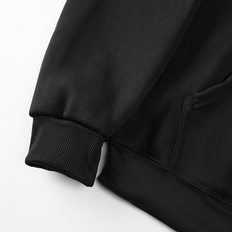 Felpa con cappuccio da donna in stile americano, taglie forti, con stampa di lettere, ampia, casual, alla moda, all'ingrosso_voghion.com