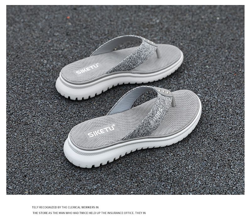 2025 Summer New Women's Simple Flip-Flops Sports Wedge Casual Large Size Slippers_voghion.com