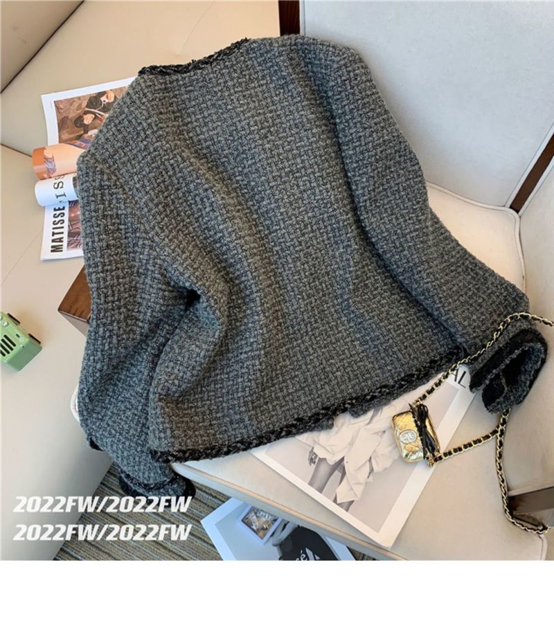 Completo da donna invernale, nuovo modello coreano, casual, versatile, di piccole dimensioni, con pantaloni a gamba larga, completo da due pezzi_voghion.com