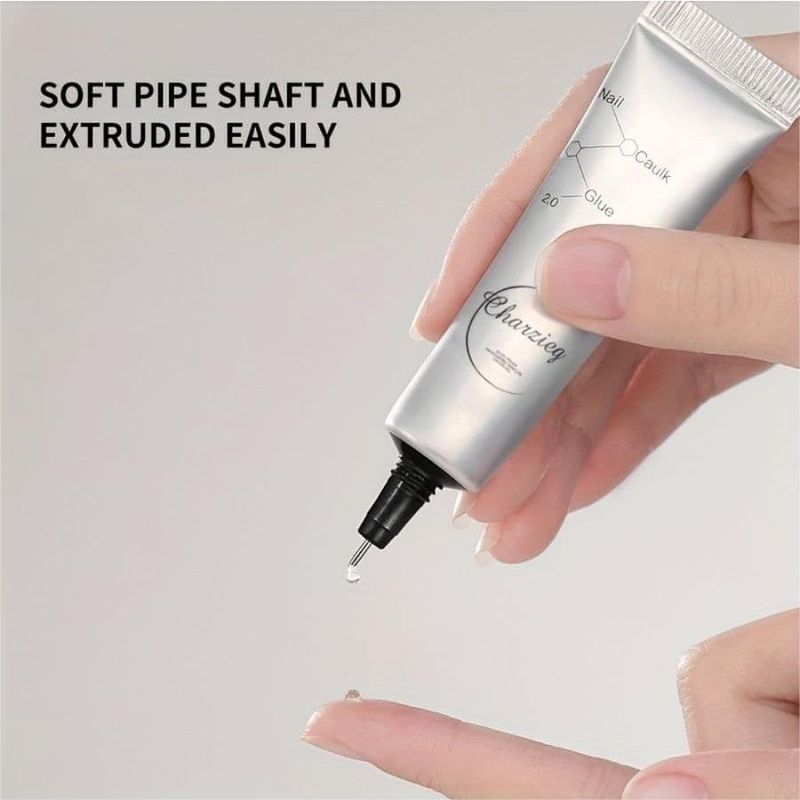 Nagelkleber, 15 g, Dichtungskleber, Nailart, waschfreier, klebriger Diamantkleber, nicht fließend, Phototherapie, waschfrei, stark klebriger Diamantkleber, speziell, superstark_voghion.com