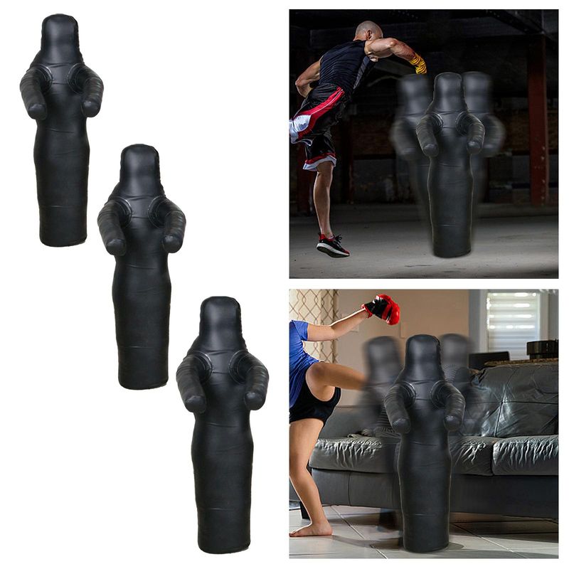 Sac de frappe pour mannequin de lutte Mma, sac de frappe vide, non rempli, équipement d'entraînement de lancer suspendu, mannequin de lutte Mma, mannequin d'entraînement_voghion.com