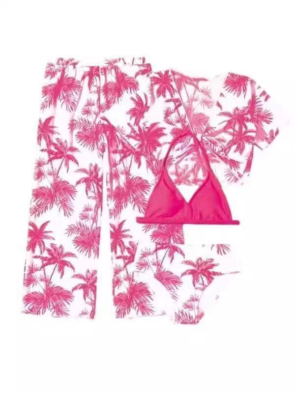 Nuovo costume da bagno bikini a tre pezzi per bambina grande_voghion.com