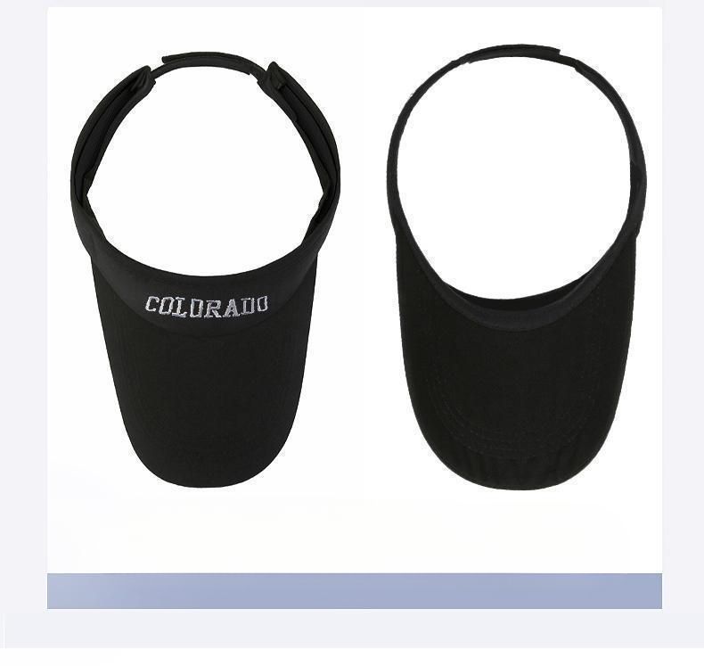 Hochwertiger Sommer-Sonnenschutz-Entenschnabelhut mit offenem Oberteil für Damen, Internet-Promi, Sport-Sonnenhut mit Gesichtsschutz ohne Oberteil_voghion.com