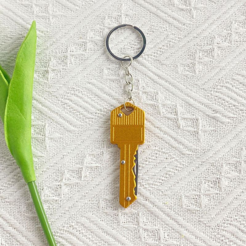 Mini Multi-Tool Keychain Knife - Compact Folding Utility Blade For Outdoor, Survival & Daily Use (10 Colors, Durable Metal, Portable Safety Tool)_voghion.com
