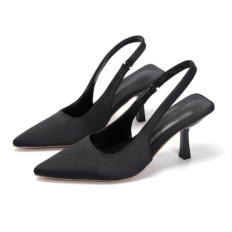 New pointy skinny heels heels after empty toe sandals high heels_voghion.com