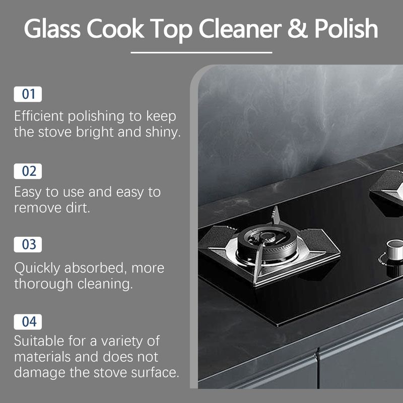 Jakehoe Stove Polish, Clean Kitchen Stove Hood Heavy Oil And Dirty Stains Polishing Cleaner_voghion.com