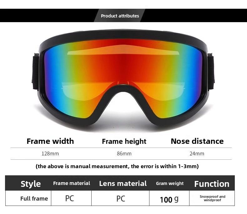 Cross-border New Ski Goggles, Sun Protection And UV Protection, Factory Direct Sales, Wholesale Sunglasses For Men And Women, Myopia Can Be Worn_voghion.com