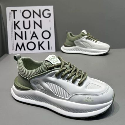 Scarpe da uomo Forrest con suola spessa Gump 2025, nuove scarpe da ginnastica bianche casual alla moda, in mesh traspirante, sportive, da corsa, nuove_voghion.com