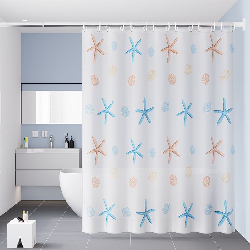 Set da bagno impermeabile e spesso in tinta unita, non necessita di foratura, adatto per hotel e dormitori, finestra per doccia_voghion.com