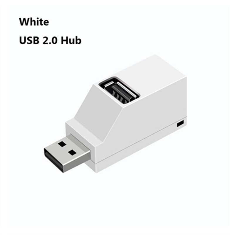 Uslåelig kvalitet, rettvinklet aluminiumslegering, type C-splitter, bærbar PC 3.0, USB-forlenger, fireporters hub_voghion.com