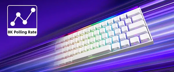 AKKO X Veekos Shine60 HE Magnetic Switch Keyboard 60% Rapid Trigger Keboard RT 0.01mm Snap Key Custom Keyboard For Esports Gamer_voghion.com