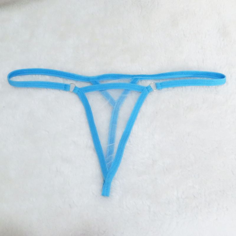 Intimates aluspesu Seksikad Pamas Pama püksid Läbipaistvad võrkkangast lumehelveste mustriga T-kujulised aluspüksid T-seljaga miniujumistrikoo Ujumisriided_voghion.com
