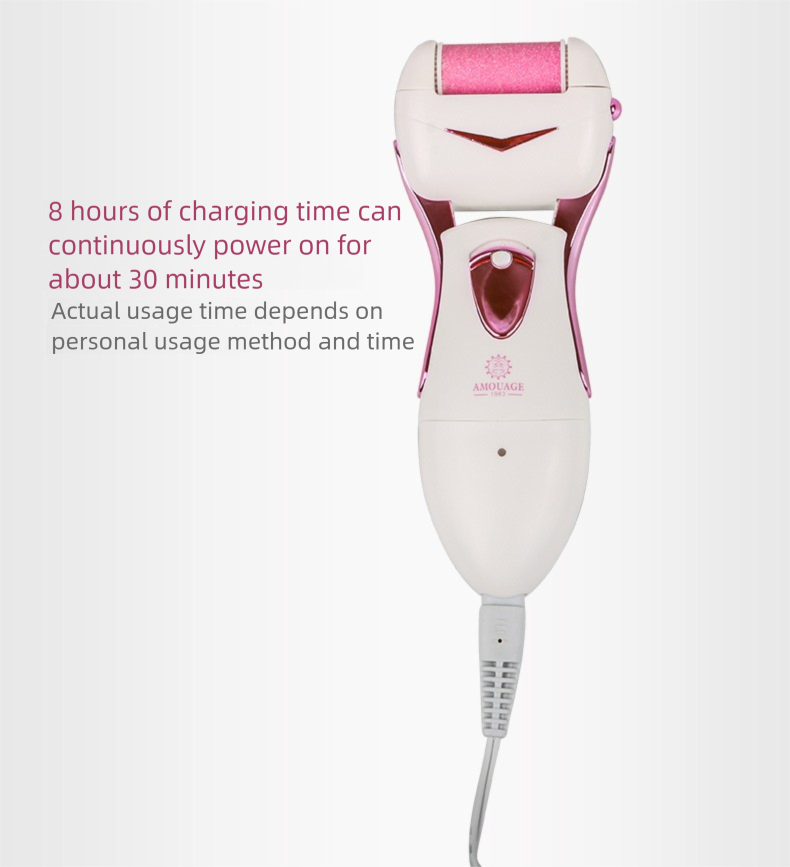 Geschenkbox Datei Pediküre Werkzeug wasserdicht elektrische abgestorbene Haut Remover Scrubber Fuß Stein_voghion.com