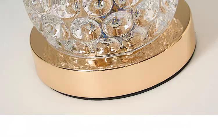 Bedroom Bedside Modern Simple Fashion European Creative Warm Romantic Dimmable Home Glass Table Lamp_voghion.com