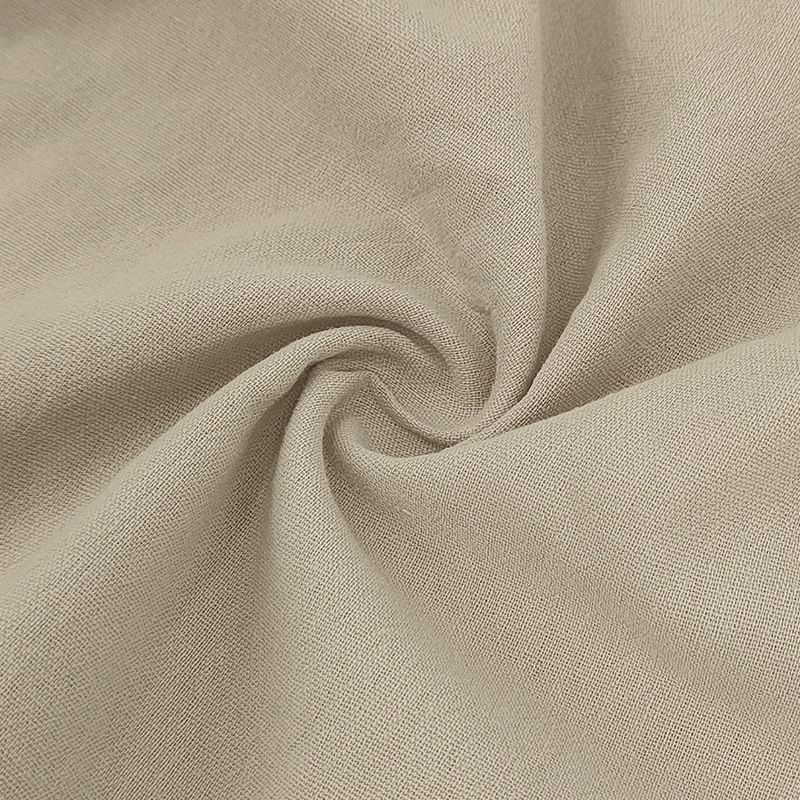 Summer Loose Men's Beach Linen Breathable Casual Large Size Lapel Independence Day Trousers Suit_voghion.com