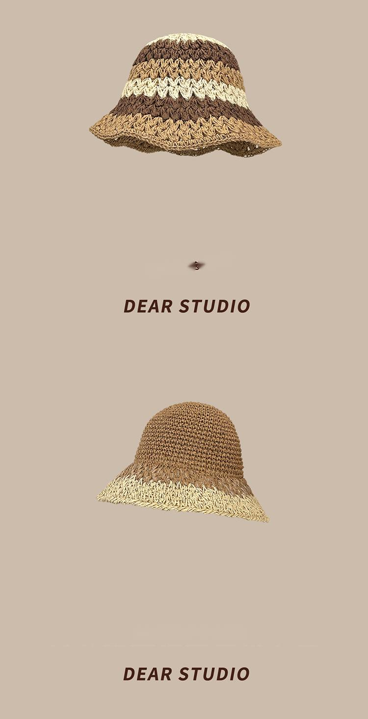 New Japanese Retro Maillard Brown Western Cowboy Hat Women's Spring/summer Sunscreen Empty Top Hat Baseball Hat Elegant Sunglasses_voghion.com