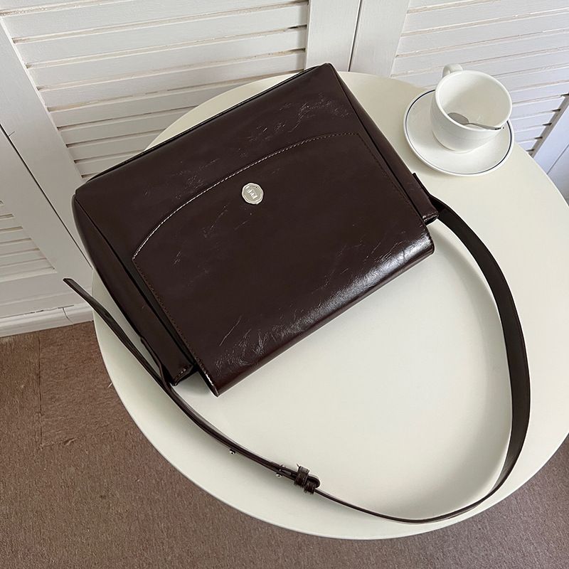 Borsa a tracolla semplice da pendolare con tracolla sensibile di qualità, borsa a tracolla di grande capacità, borsa a tracolla piccola e nuova di zecca_voghion.com