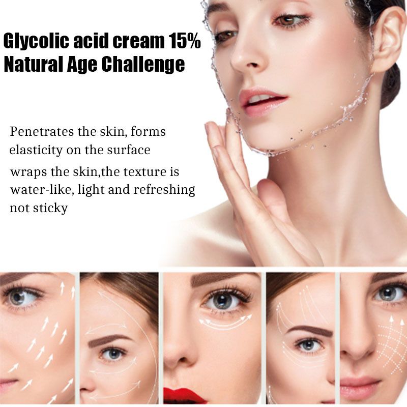 Glycolic acid face lifting tightening cream moisturizing, improving loose skin, reducing fine lines and moisturizing_voghion.com