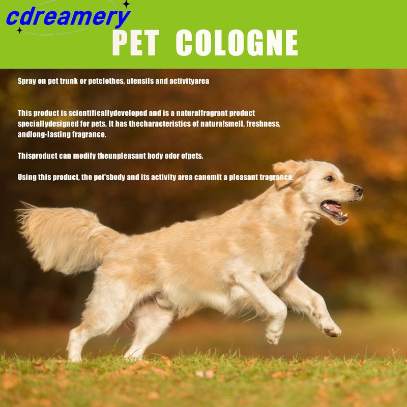 Haustierparfüm für Katzen und Hunde, desodorierendes Kölnisch Wasser für Katzen und Hunde, 50 ml, duftverstärkendes Spray_voghion.com