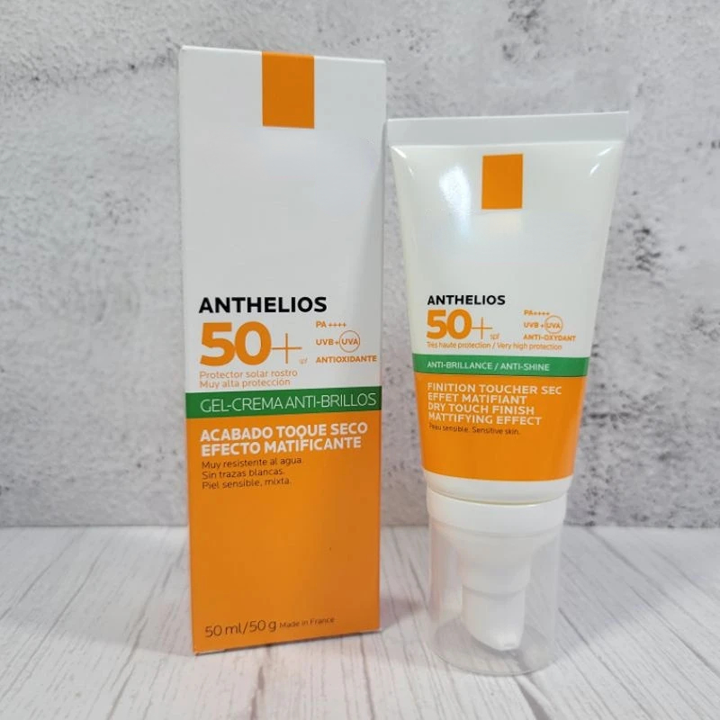 Oryginalny filtr przeciwsłoneczny SPF50+, lekki, nietłusty, odpowiedni do skóry tłustej i mieszanej, zielona etykieta._voghion.com