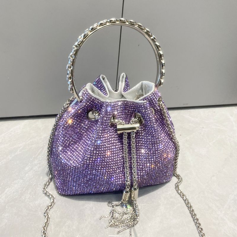 Portemonnees en handtassen voor vrouwen Luxe designer bucket clutch avondtas bankettas kristal strass schoudertassen_voghion.com