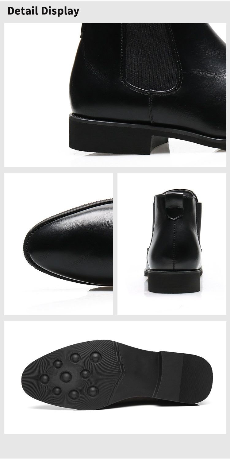 Voyage 25870 Stivali da uomo in pelle Martin a punta retrò britannici di grandi dimensioni, spedizione gratuita_voghion.com