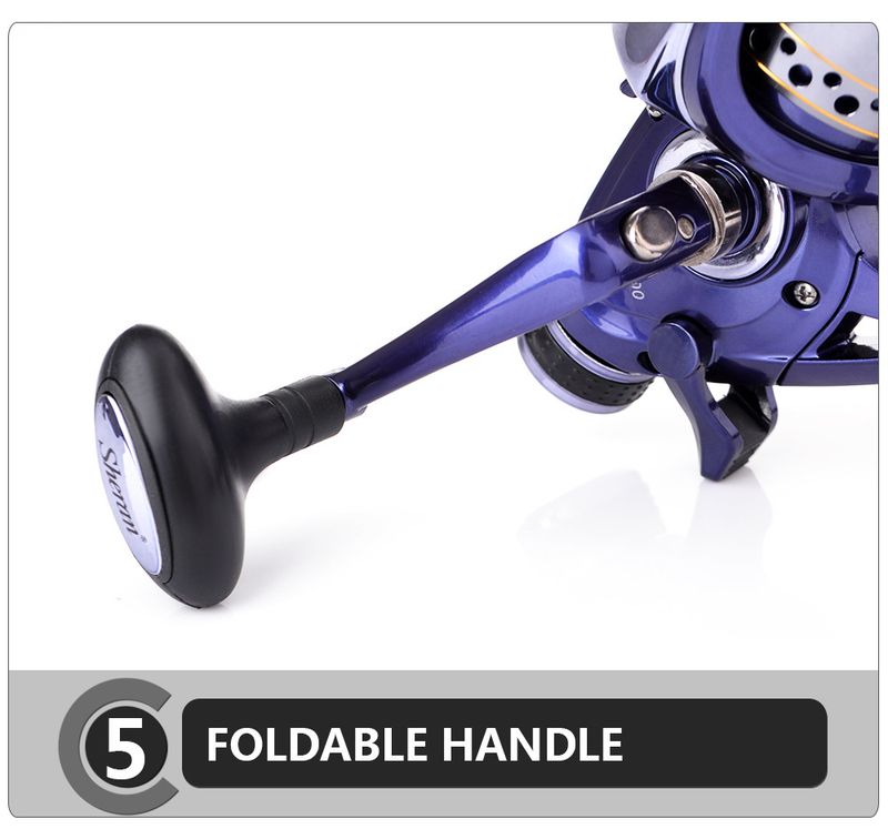 FISH KING Spinning Full Metal Gapless Long Casting Lure Reel Accessori Attrezzatura da pesca_voghion.com