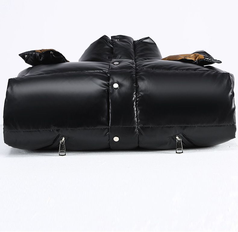 Men's Short Puffer Jacket With Hood - Lightweight & Warm Winter Coat, Water-Resistant Shell, 600+ Fill Power Duck Down, Breathable Lining_voghion.com