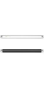 GeckoMan 20W Zapper Zanzare Silenzioso per Interni con Spettro Ibrido e 2 Lampadine di Ricambio_voghion.com