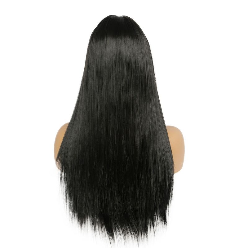 Hair Extensions Wigs Hot Selling Wigs For Women Synthetic Fiber Full Head Cover Black Bangs Cos Long Straight Hair_voghion.com