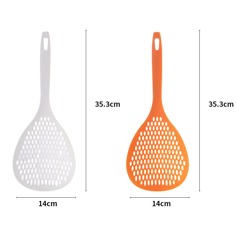Colador de alimentos, cuchara sopera de nailon para cocina, colador grande, colador de malla para freír alimentos, coladores de filtro prácticos, herramientas de cocina_voghion.com
