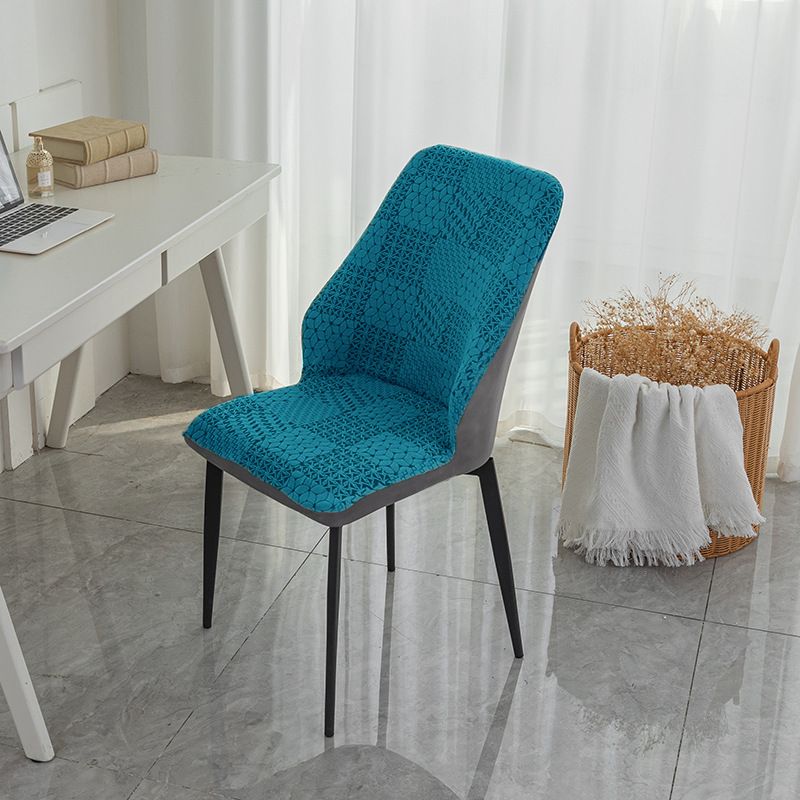 Coprisedia moderno in poliestere elasticizzato – Misura universale per sedie dalla forma unica (antiscivolo, resistente, antipolvere, decorativo)_voghion.com