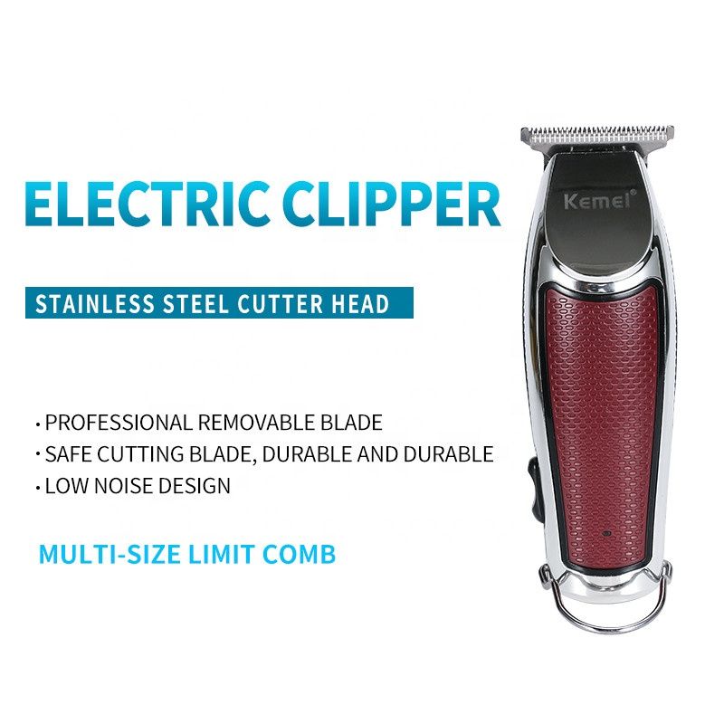 Kemei-1875 Professioneller kabelloser elektrischer Trimmer für Männer zum Rasieren von Haaren und Bart_voghion.com