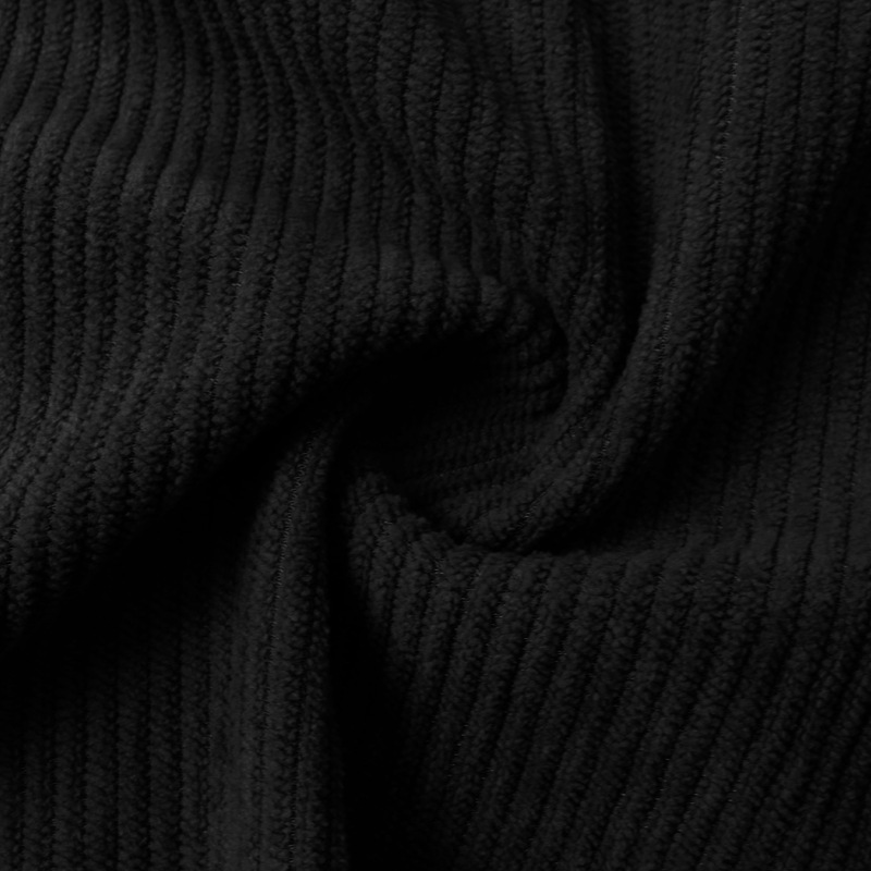Cardigan da uomo slim fit, in velluto a coste, multitasche, casual, taglie forti, tinta unita, 2023_voghion.com